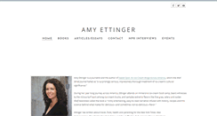 Desktop Screenshot of amyettinger.com