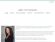 Tablet Screenshot of amyettinger.com